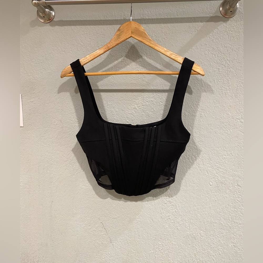 Black corset top